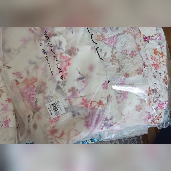 La Maison Talulah Jasmine Vines Tiered Midi Dress - Picture 9 of 12